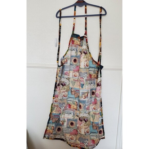 Colorful Apron with Pockets 29" x 41" New Without Tag - Picture 9 of 14